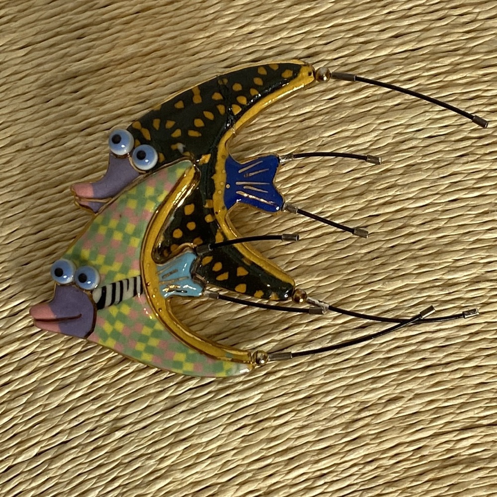 Jewelry 10 by Cynthia Chuang fish brooch pin